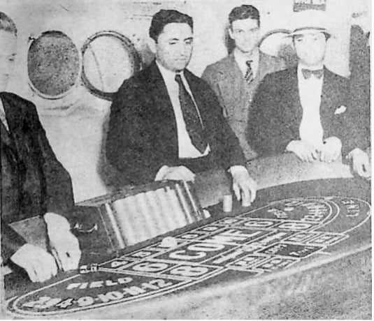 old craps table