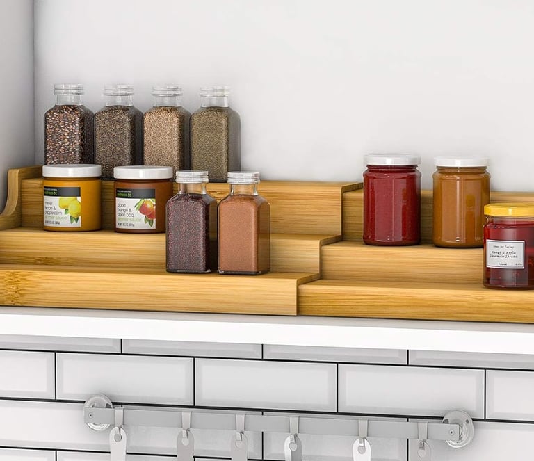 3-Tier Bamboo Organizer | Spice Rack