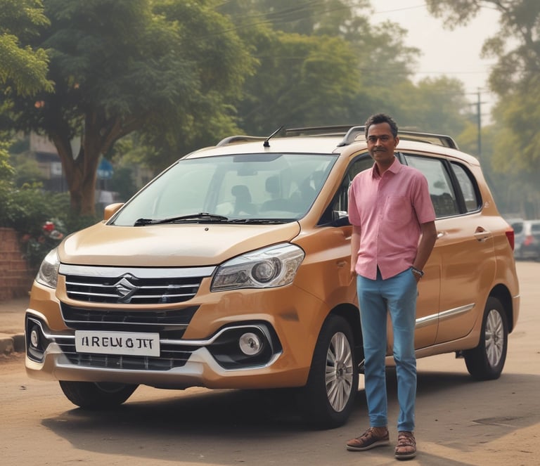 A spacious Innova Crysta with passengers enjoying a smooth family trip.