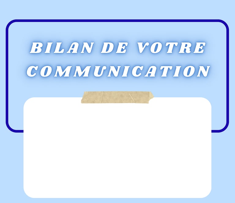 bilan de votre communication by nubess