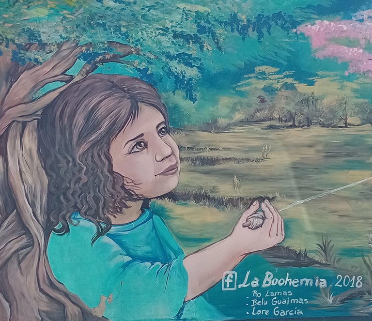 Mural La Boohemia.2018. Plaza "Artidorio Cresseri"