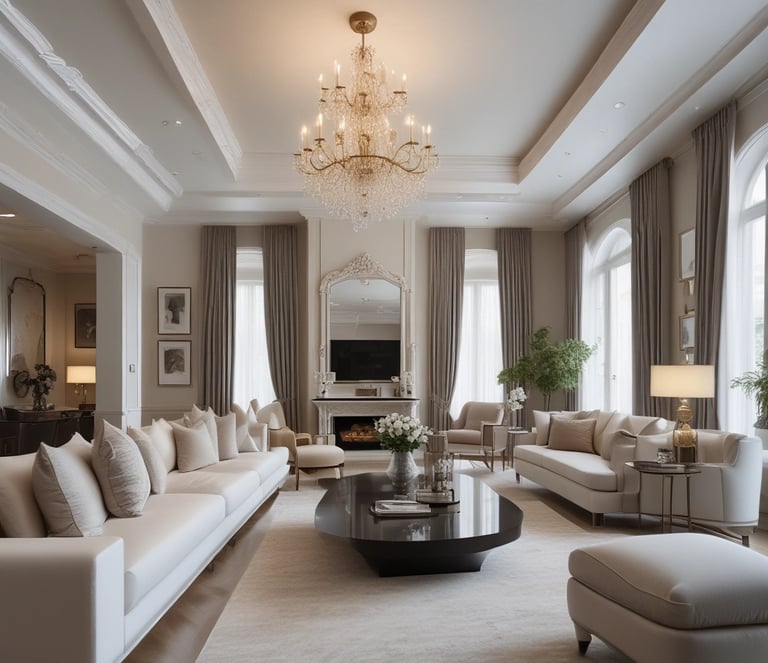 a spotless living room in traverse city MI A Step Above Cleaning Concepts