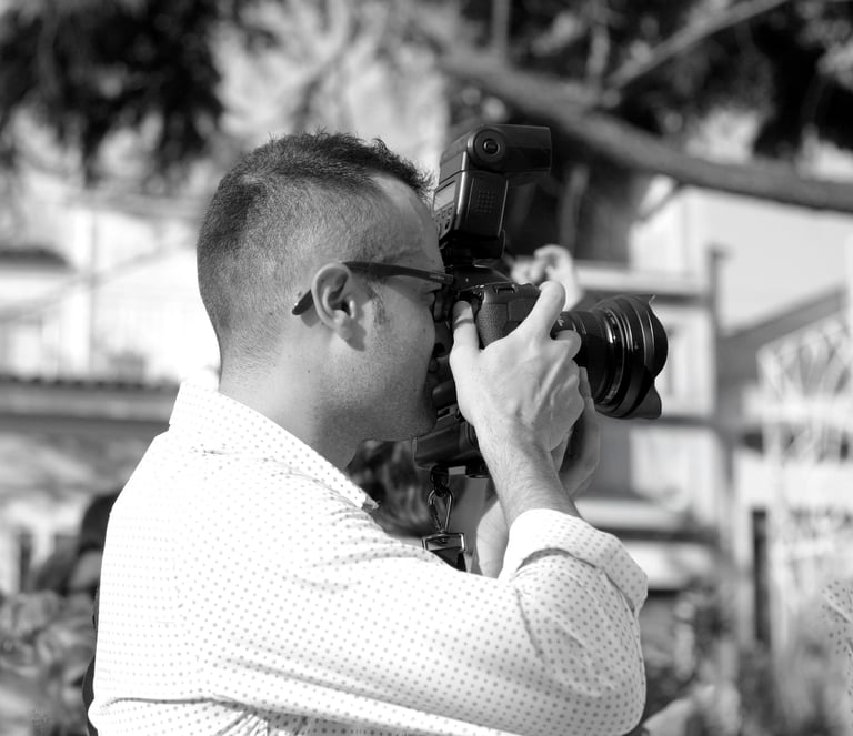 fotografo in azione