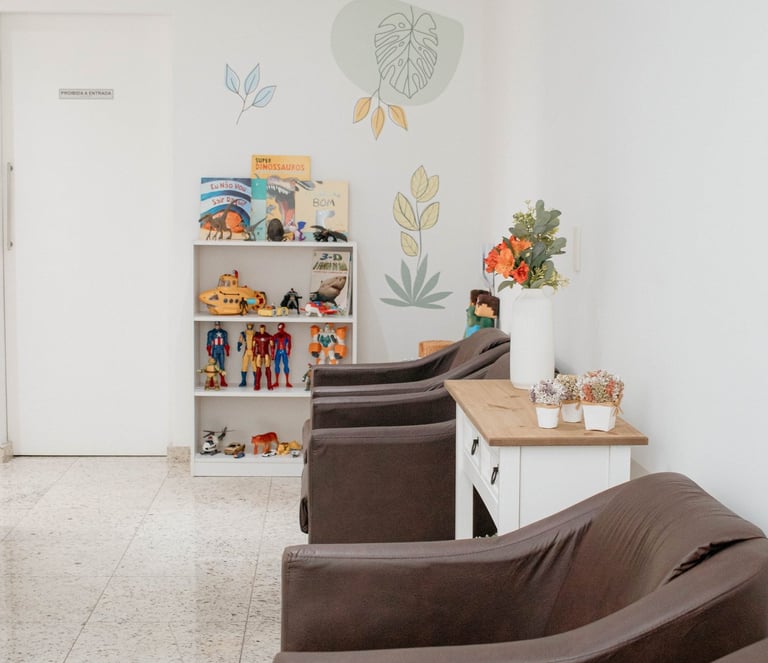 Consultório de psicologia em Santana com ambiente acolhedor para atendimento psicológico infantil