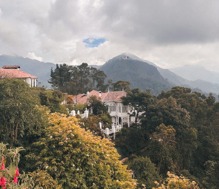 Monserrate Cable Car in Bogota, Colombia