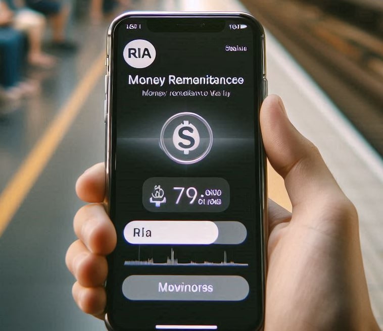 Imagen super realista de un iPhone en primer plano en modo vertical mostrando el progreso de una rem