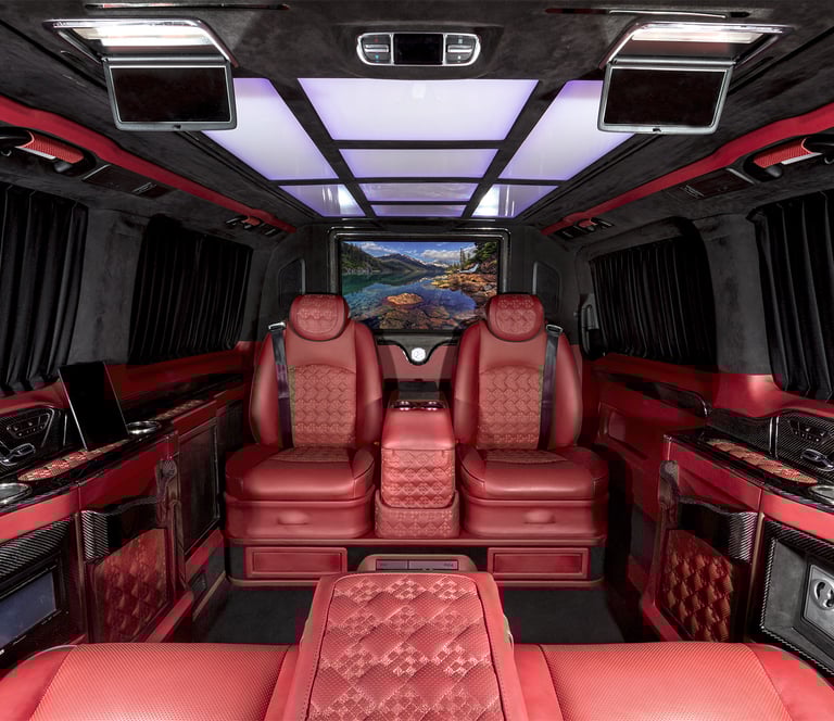 a luxury minivan 