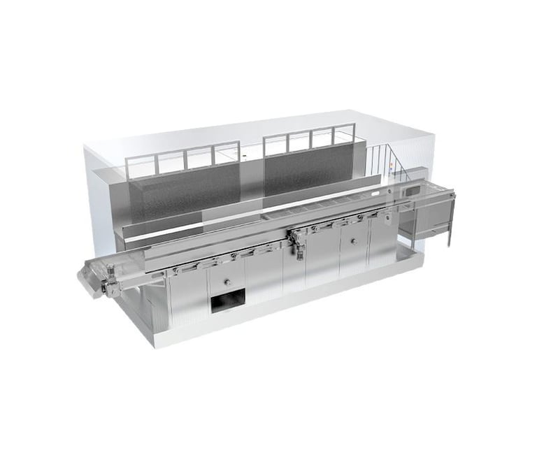 fluidized bed freezer