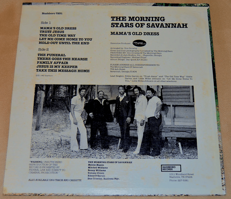 Morning Stars of Savannah gospel group