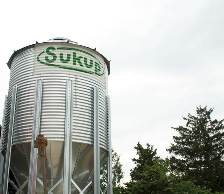 Sukup grain bin