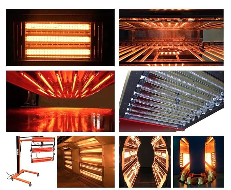 a variety of different types of heaters