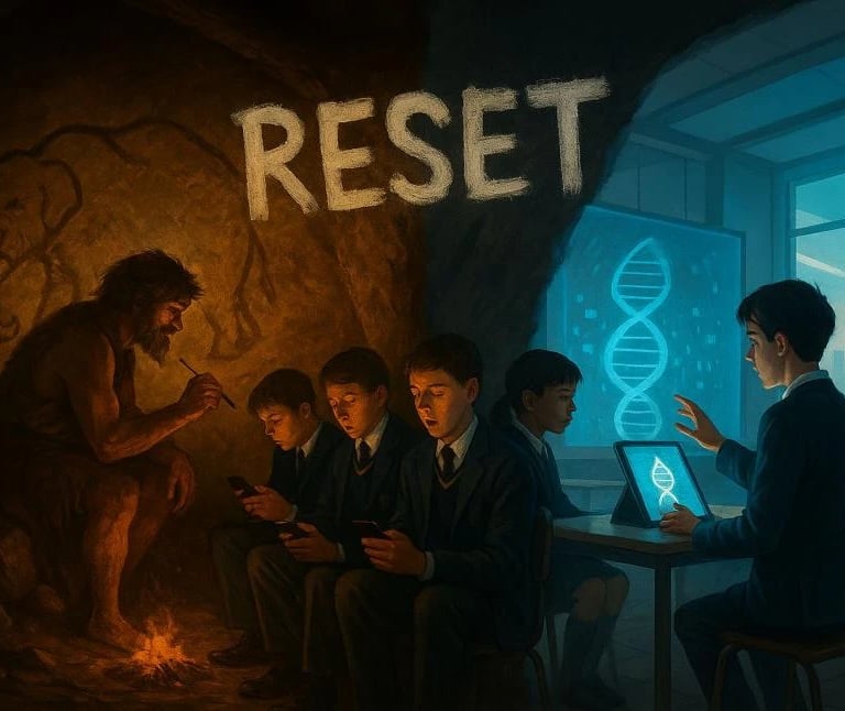 a group of people sitting at a table with laptops