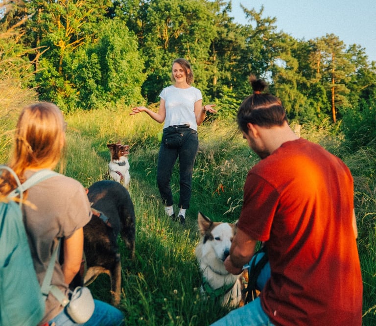 Gruppentraining mit Mensch-Hund-Teams – gewaltfreies Hundetraining bei Takoda