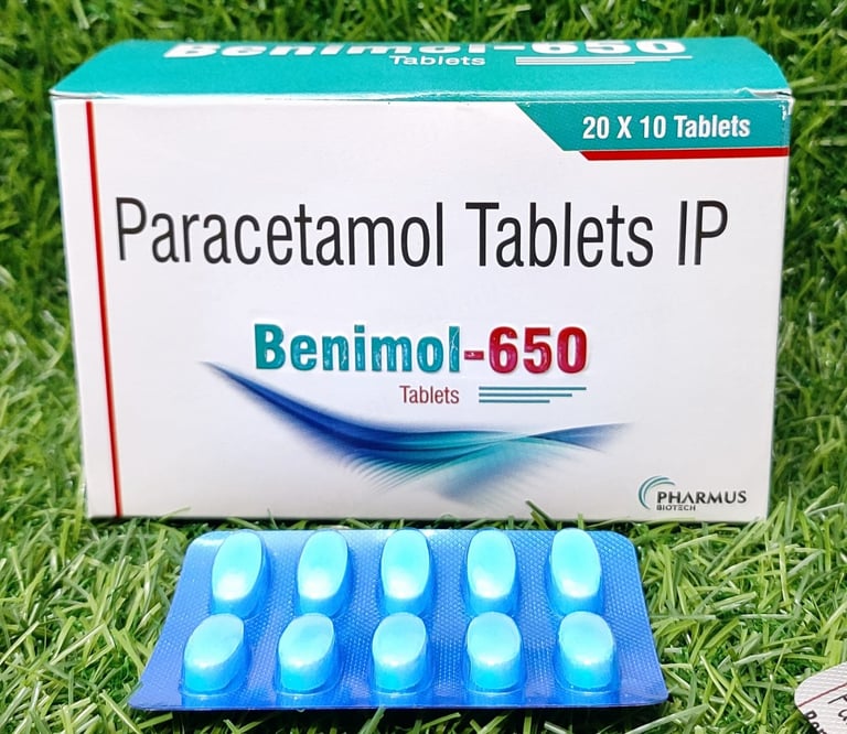 Paracetamol Tablets IP (BENIMOL-950)
