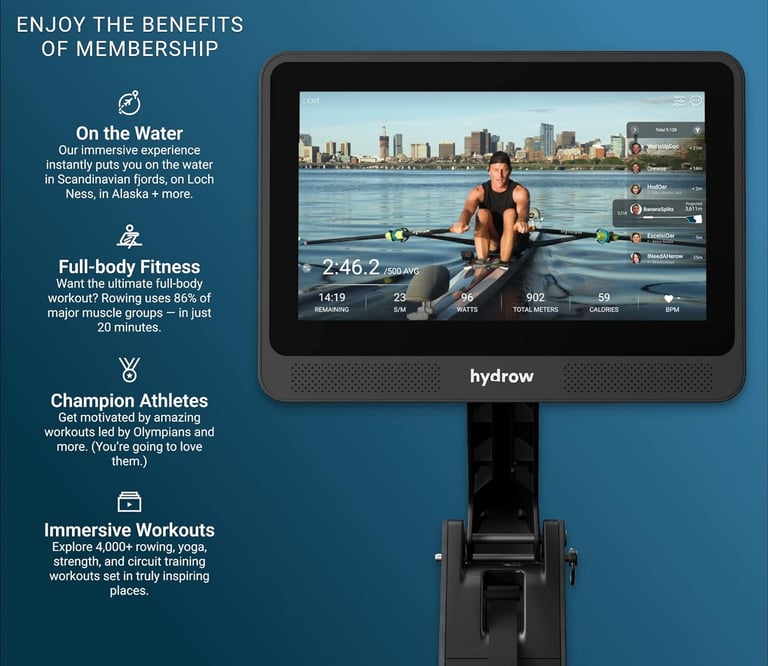 Hydro Wave rowing maching