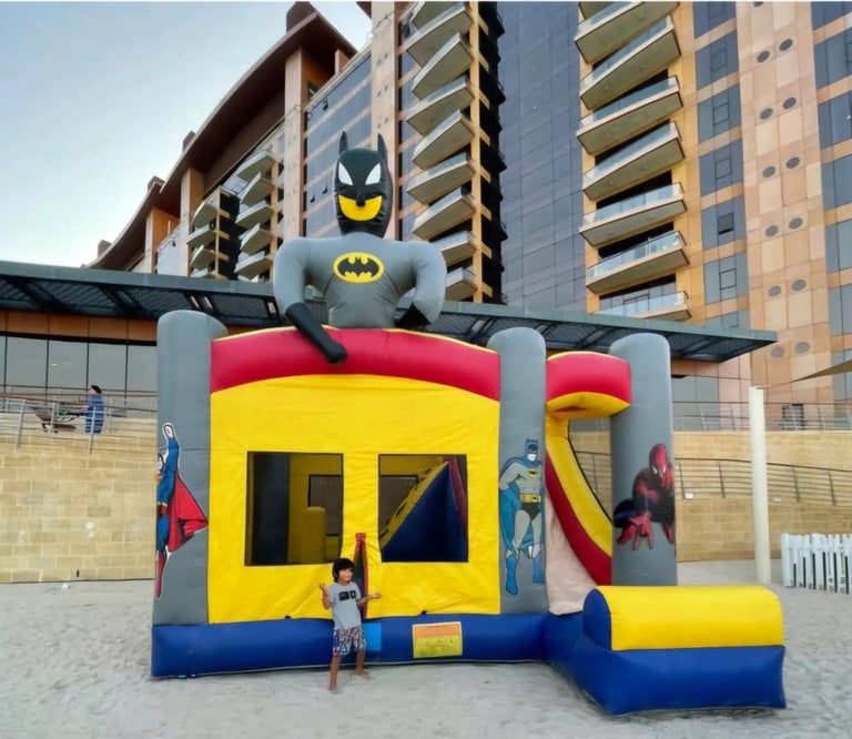 batman bouncy castle , super hero bouncy castle, 