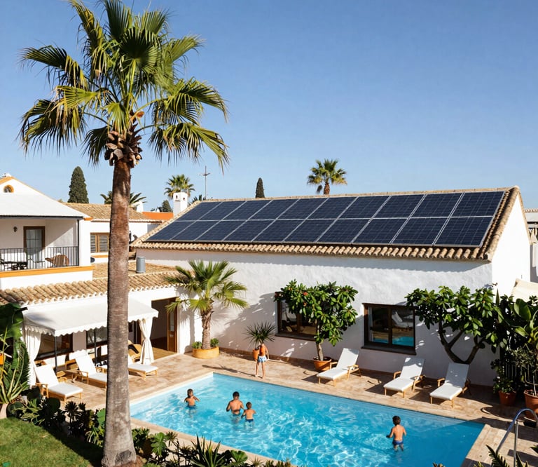 Solar Pool Heizung in La Marina Aurea Luxe General Construction Costa Blanca