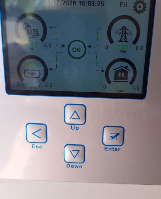 Display Ansicht einer Solaranlage in La Marina Costa Blanca