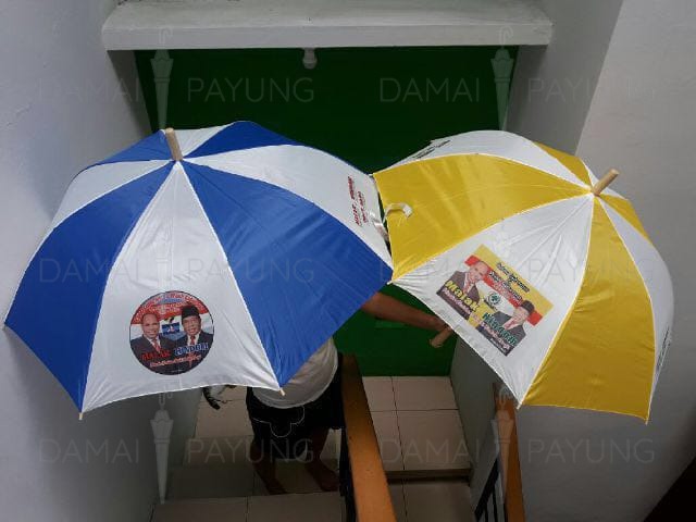 Payung promosi polos standard salur pemilu