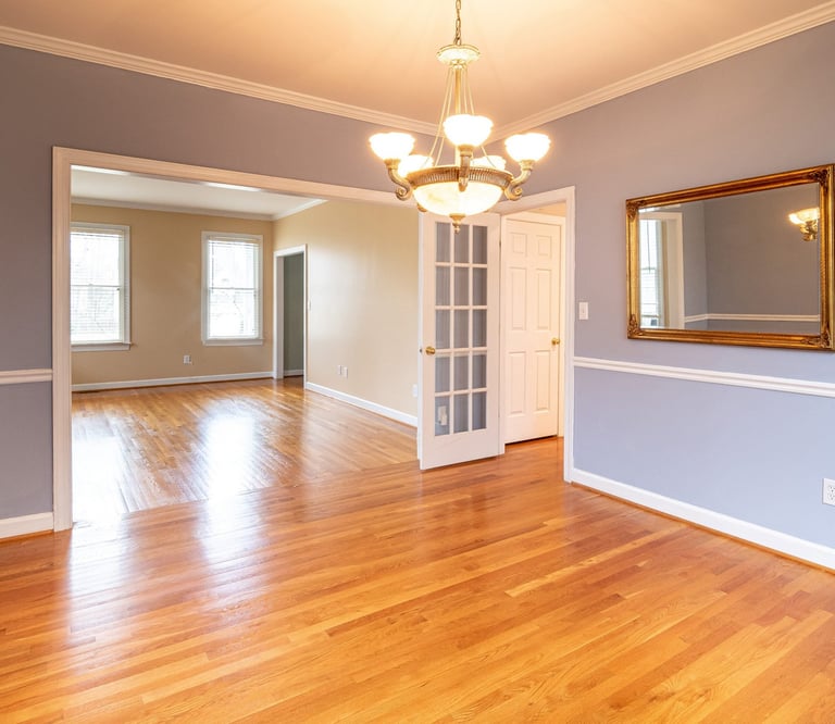 clean empty house