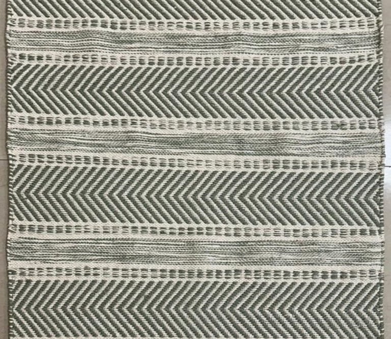 Handwoven Flatweave Rug made of 100% Wool
