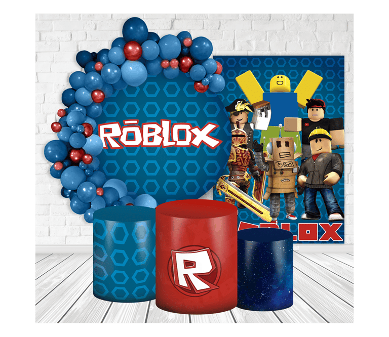 aluguel de decoracao para festa tema roblox