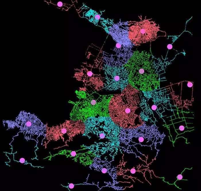 Network of Agent Based Model