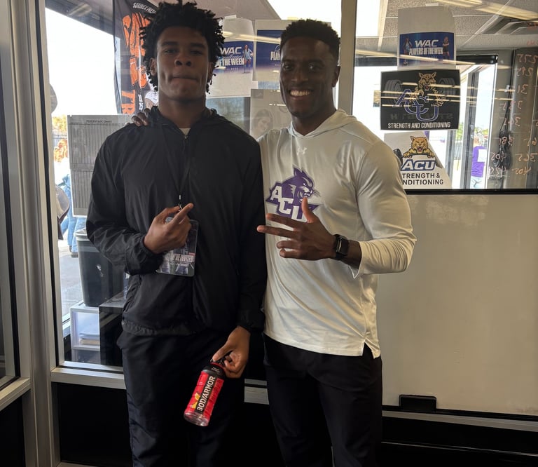 Adairian receive a full ride offer from DJ William Coach ACU 