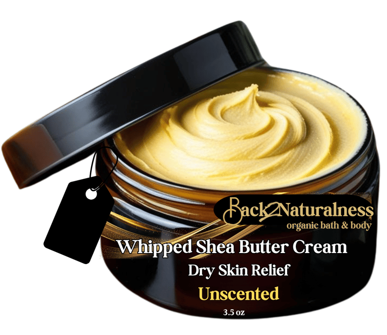 an image of Back2naturalness unscented shea butter cream for dry skin 