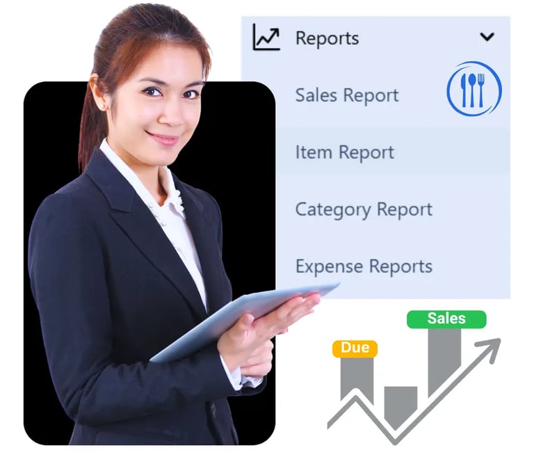 Restaurant pos sales report SriLanka