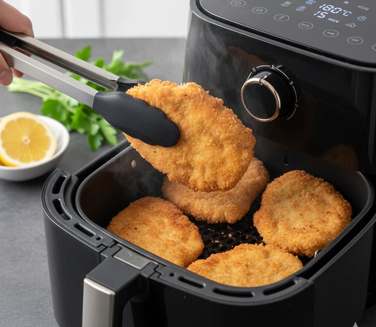 Schnitzel im Airfryer