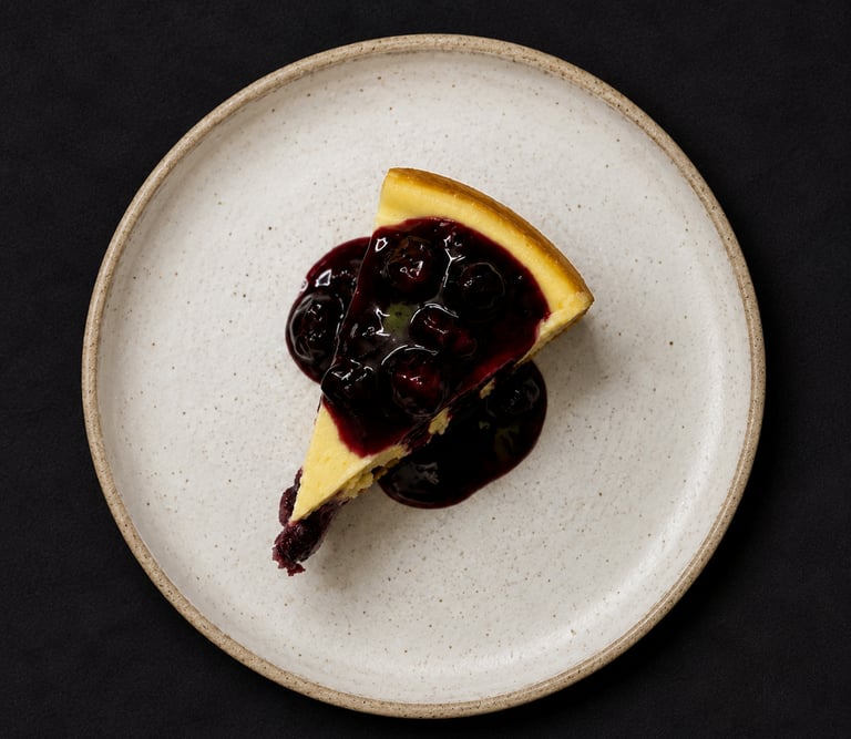 Blueberrycheesecake by Chef Santhosh Prasad