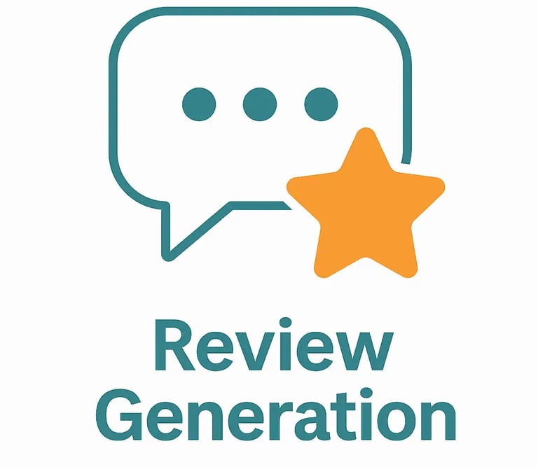 a starfish with a speech bubble in the middle of the text review
