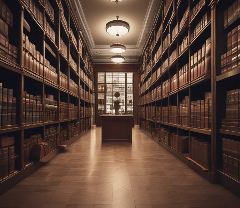 Elegant boutique interior with soft lighting and luxurious displays.