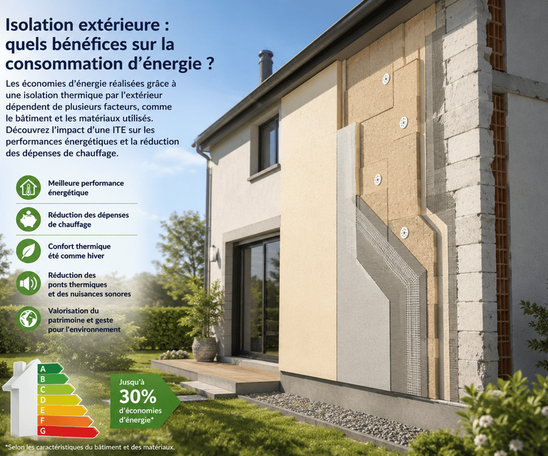 Isolation extérieure : quels bénéfices sur la consommation d’énergie ?