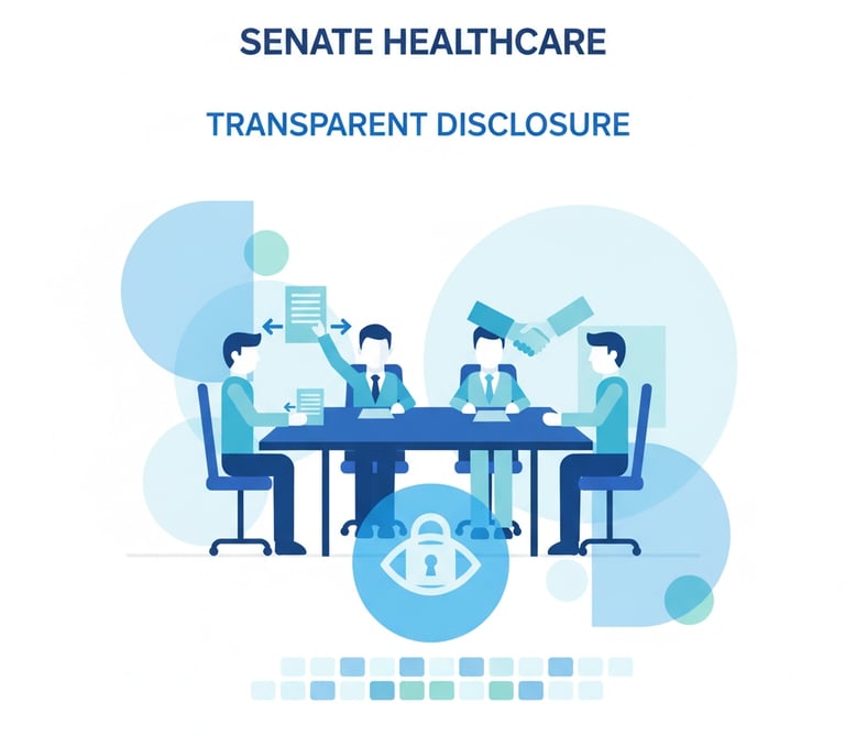 ransparent business disclosure meeting with professional advisors