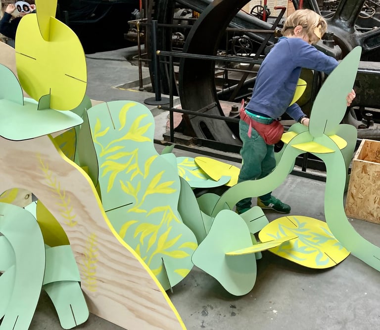 atelier construction artistique pour enfant bruxelles