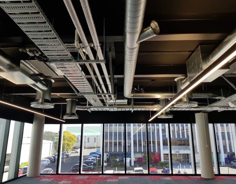 HVAC System Ceiling Install 