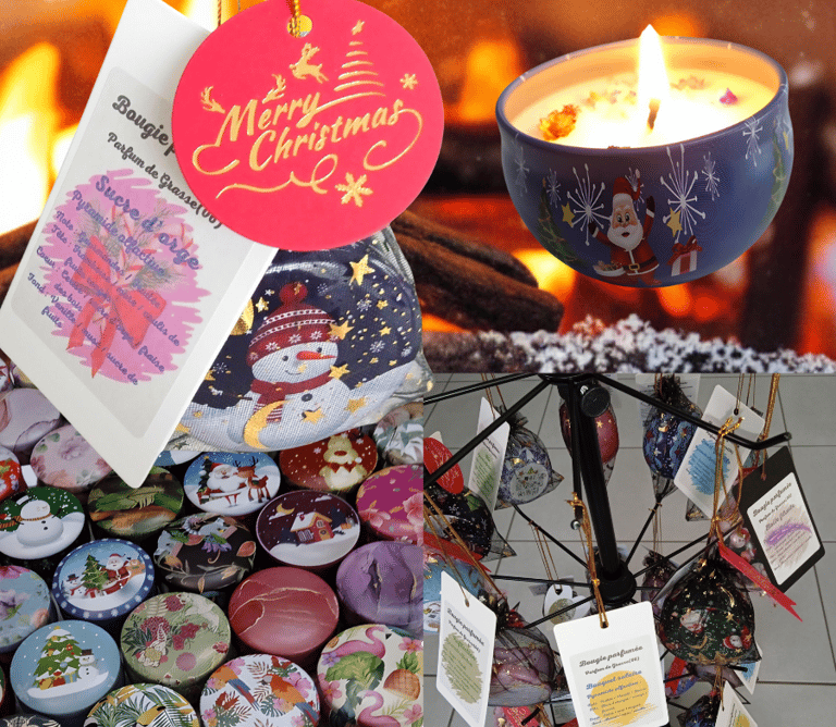 Scented candle collection low price, individual size