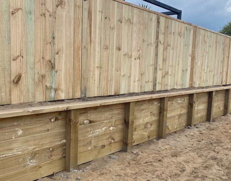 Tauranga Builder New Retaining Wall