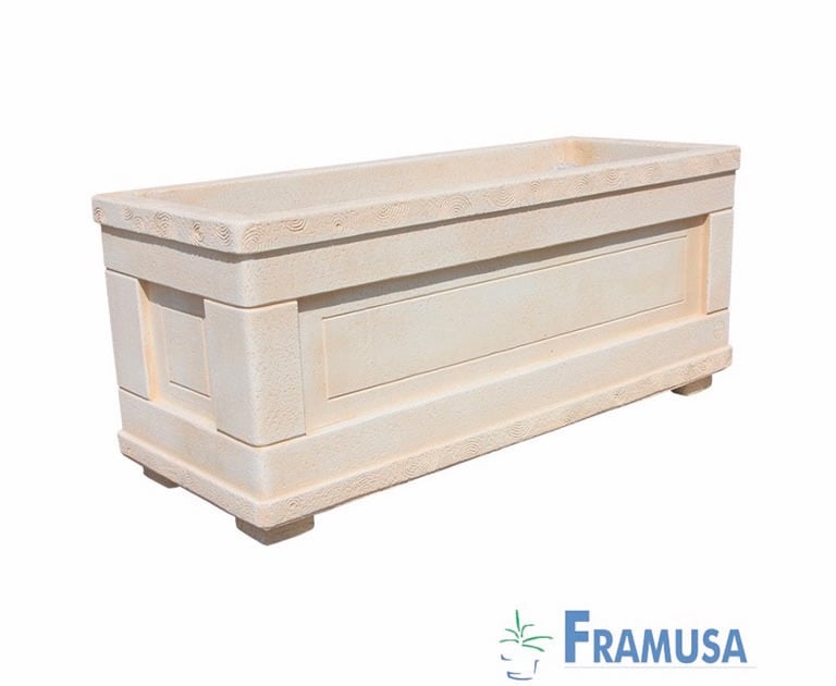 bac rectangulaire, jardinière