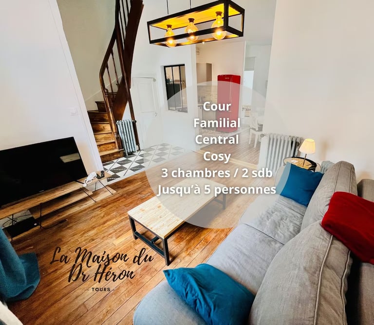 Maison à loué Tours centre ville