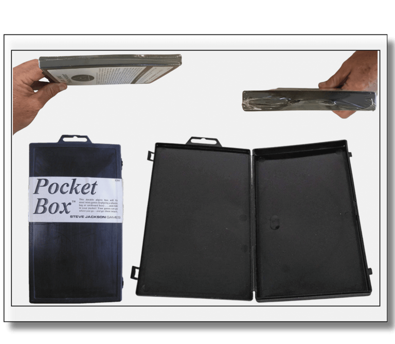 Pocket Box formato de caixa de bolso da Steve Jackson Games SJG