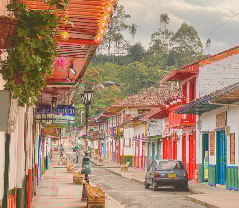 Center of Salento in Colombia, South America