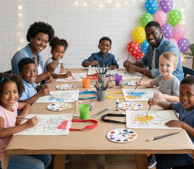 Canvas Art Closet-Paint parties for the whole family & friends in Maryland