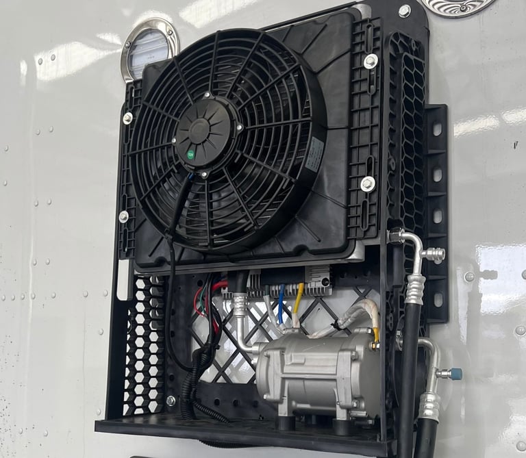 Instalación Aire Acondicionado 12V para Trailer