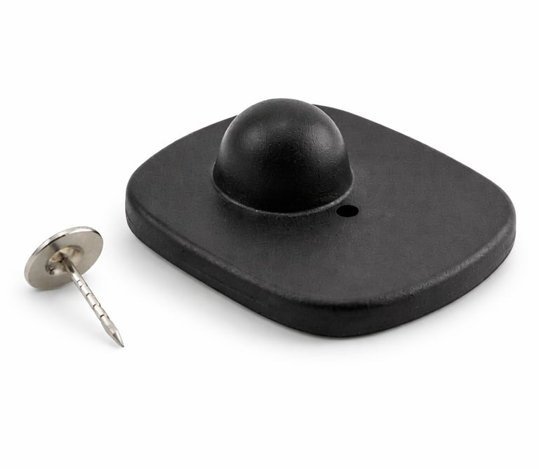 Clothing store RF security tag