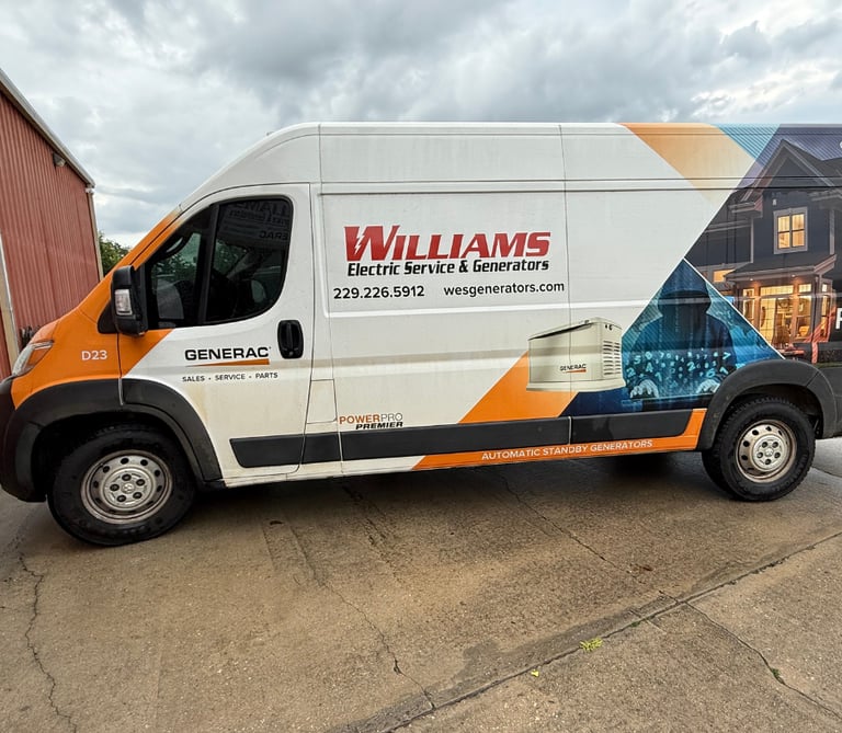 Williams Electric Service & Generators local truck