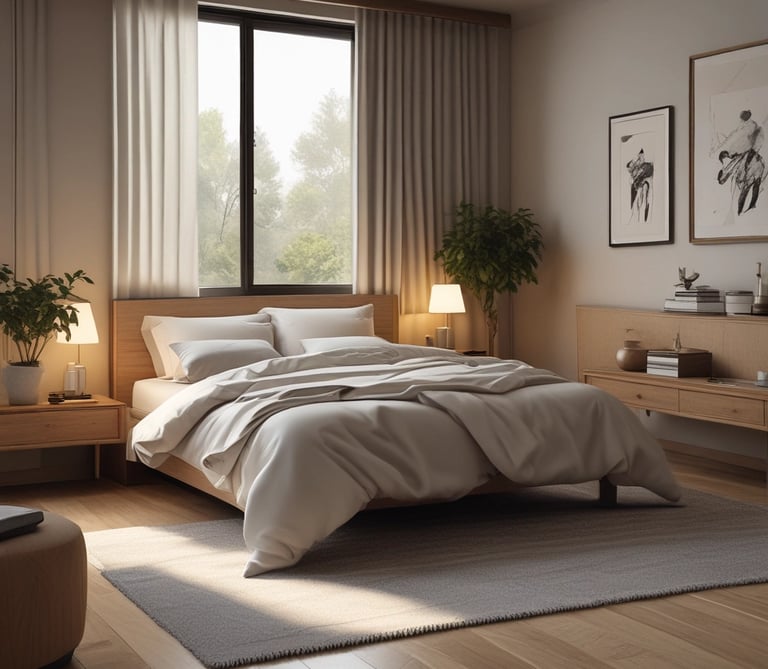 brown wooden framed yellow padded chair