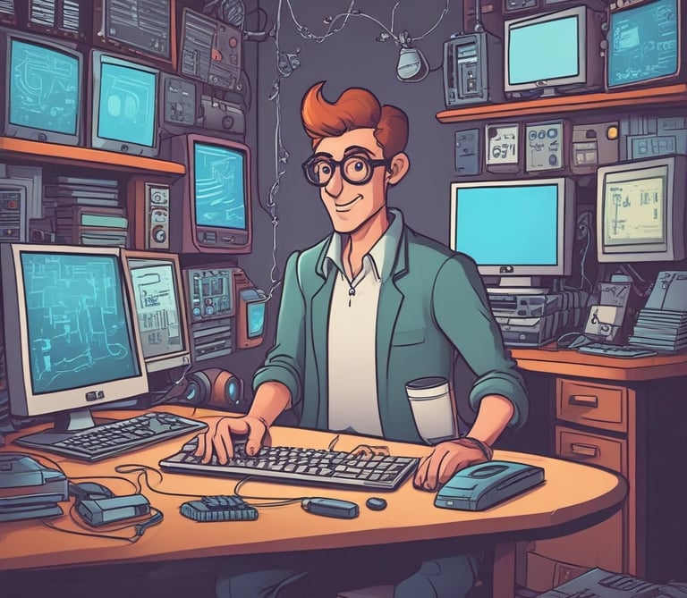 An engaging image depicting productivity software in action.